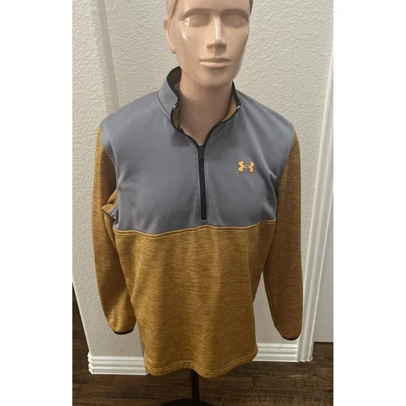 Under Armour  Men’s Fleece Colorblock 1/2 Zip Pullover Jacket Medium 1369586 - Picture 1 of 4